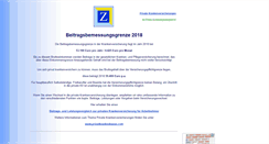 Desktop Screenshot of beitragsbemessungsgrenze.com